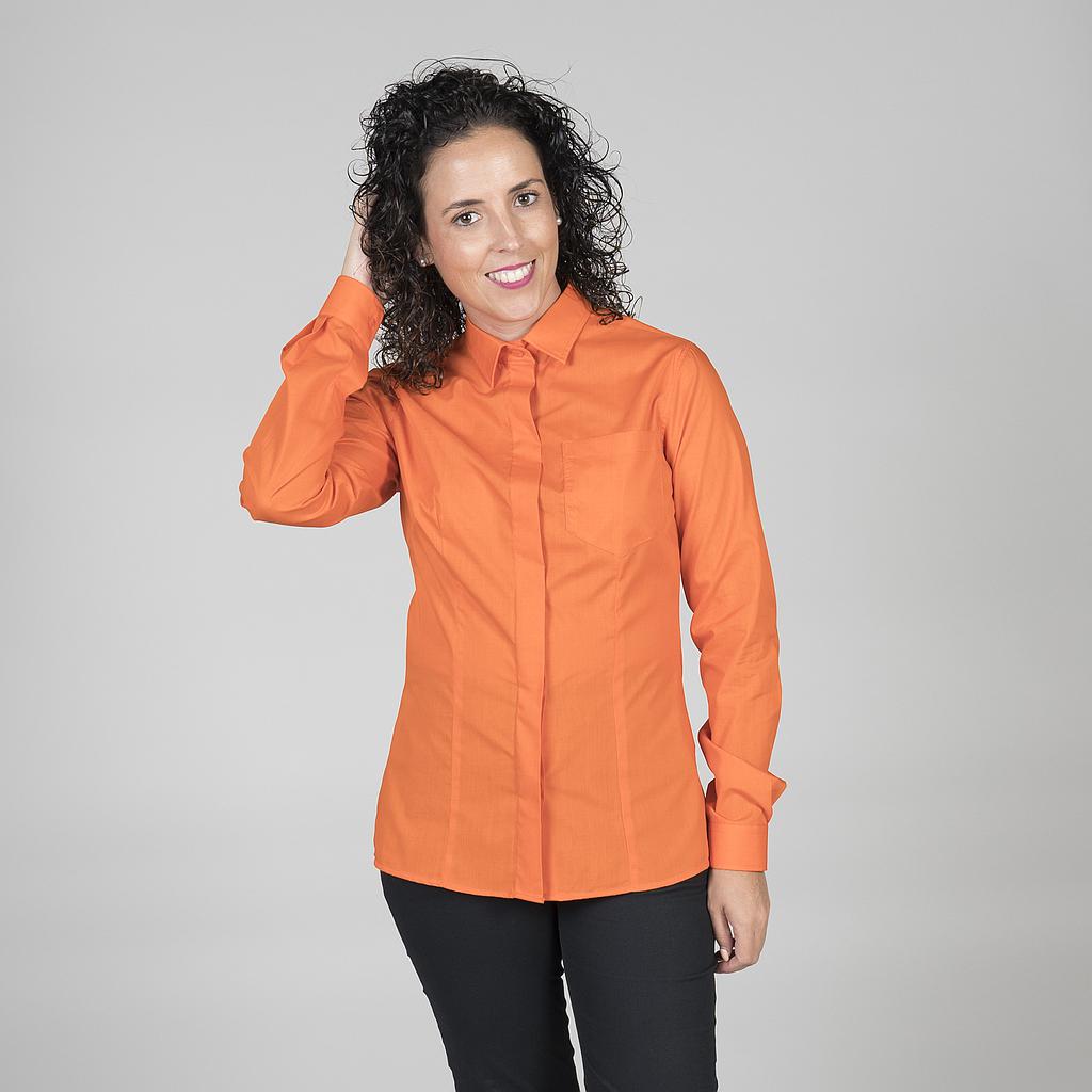 BLUSA MUJER BOTON OCULTO M/L - Gary's
