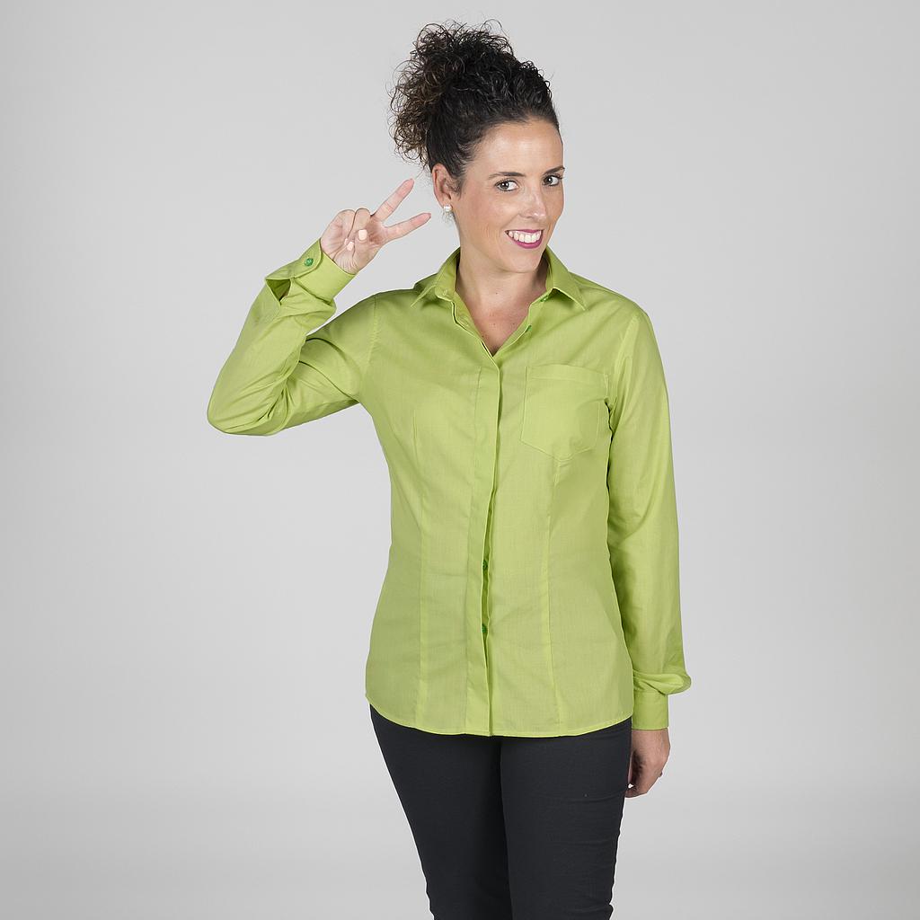 BLUSA MUJER BOTON OCULTO M/L - Gary's
