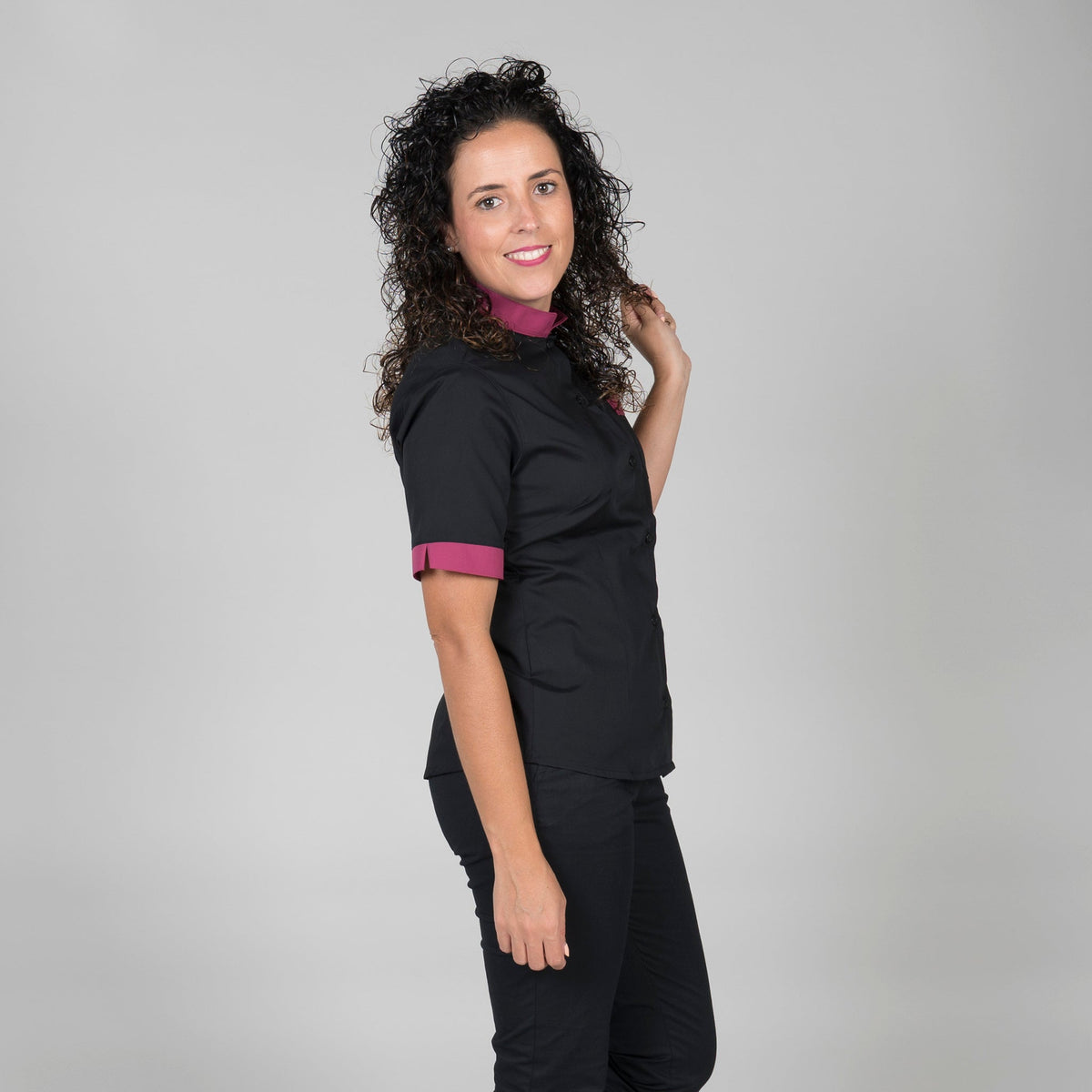 BLUSA MUJER C/MAO M/C COMBI - Gary's