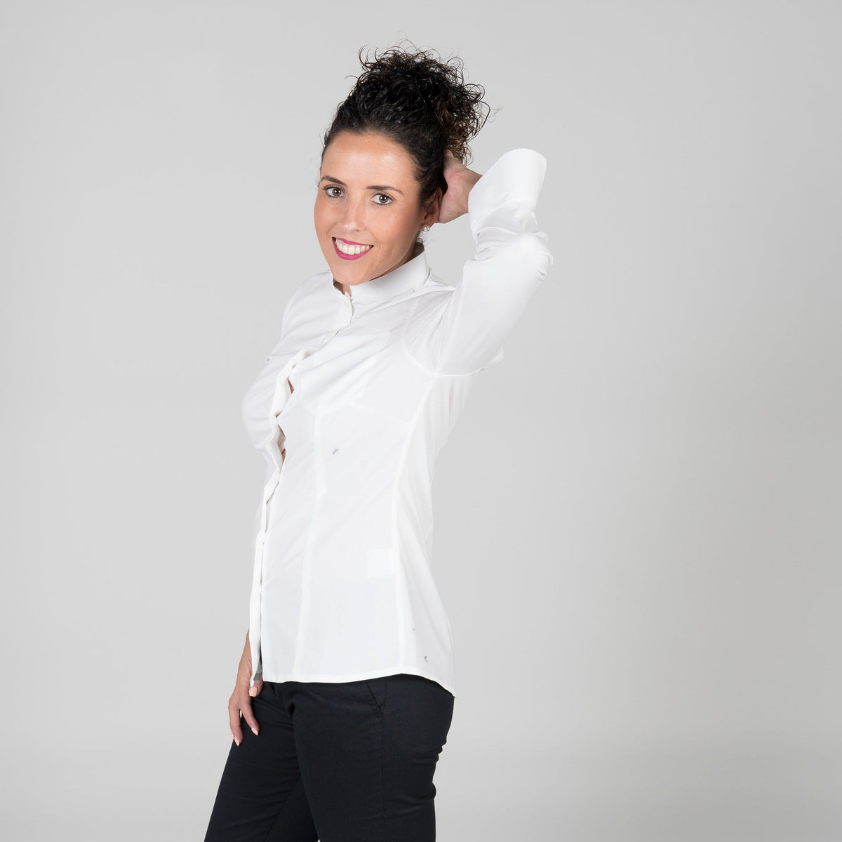 BLUSA MUJER C/MAO MANGA 3/4 ALGODON ELASTICO - Gary's