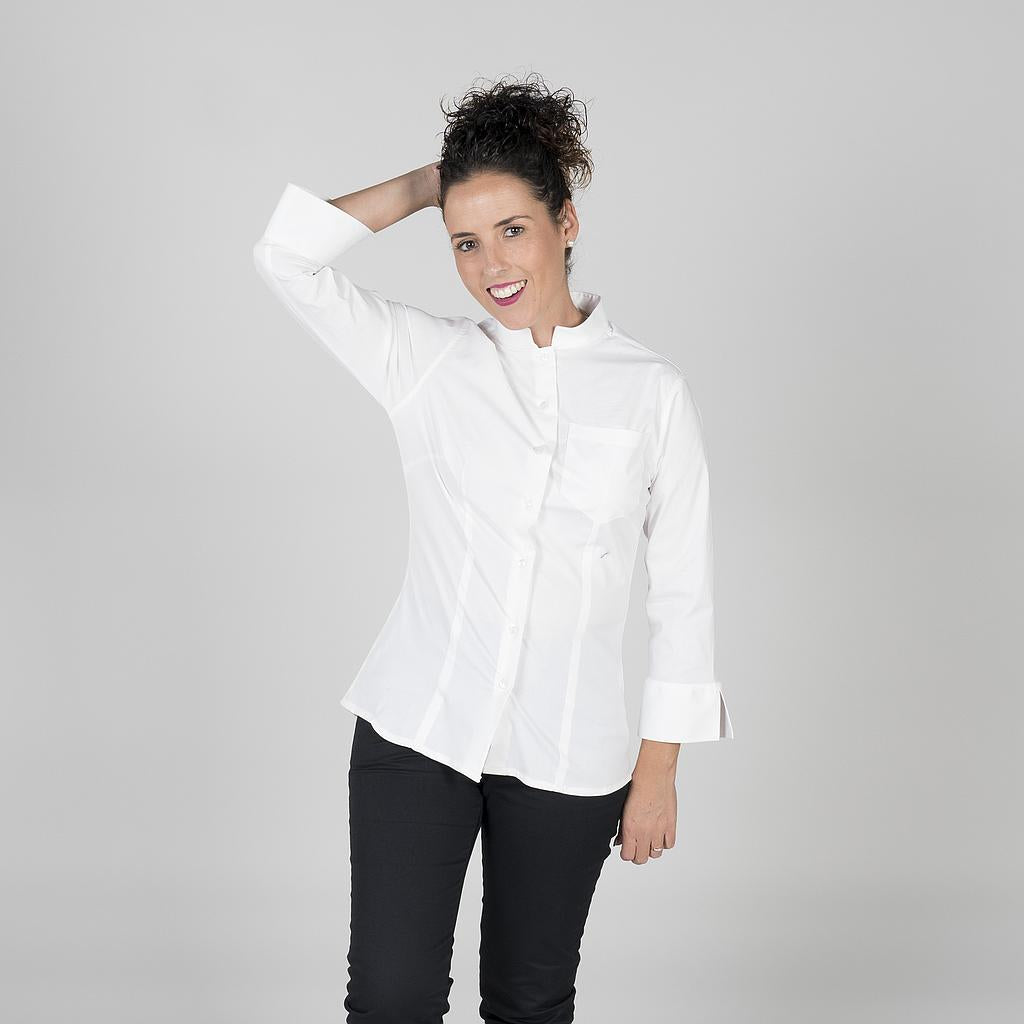 BLUSA MUJER C/MAO MANGA 3/4 ALGODON ELASTICO - Gary's