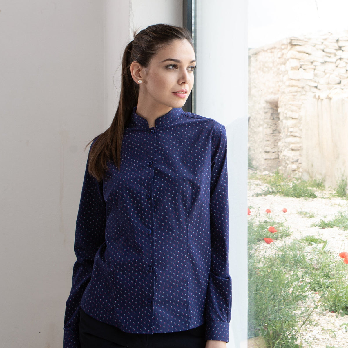 CAMISA MUJER FIORELLA POPELIN - Gary's