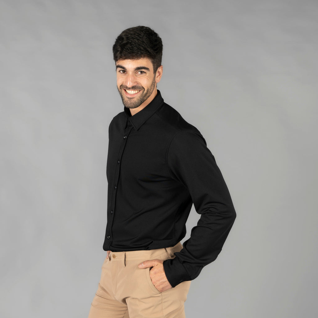 CAMISA HOMBRE INTERLOCK CUELLO CAMISERO LUZON - Gary's