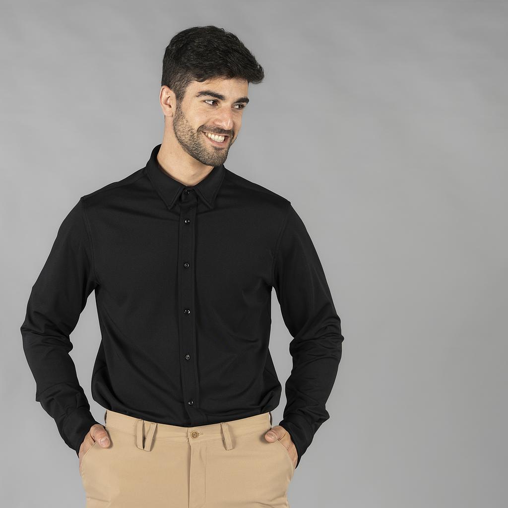 CAMISA HOMBRE INTERLOCK CUELLO CAMISERO LUZON - Gary's