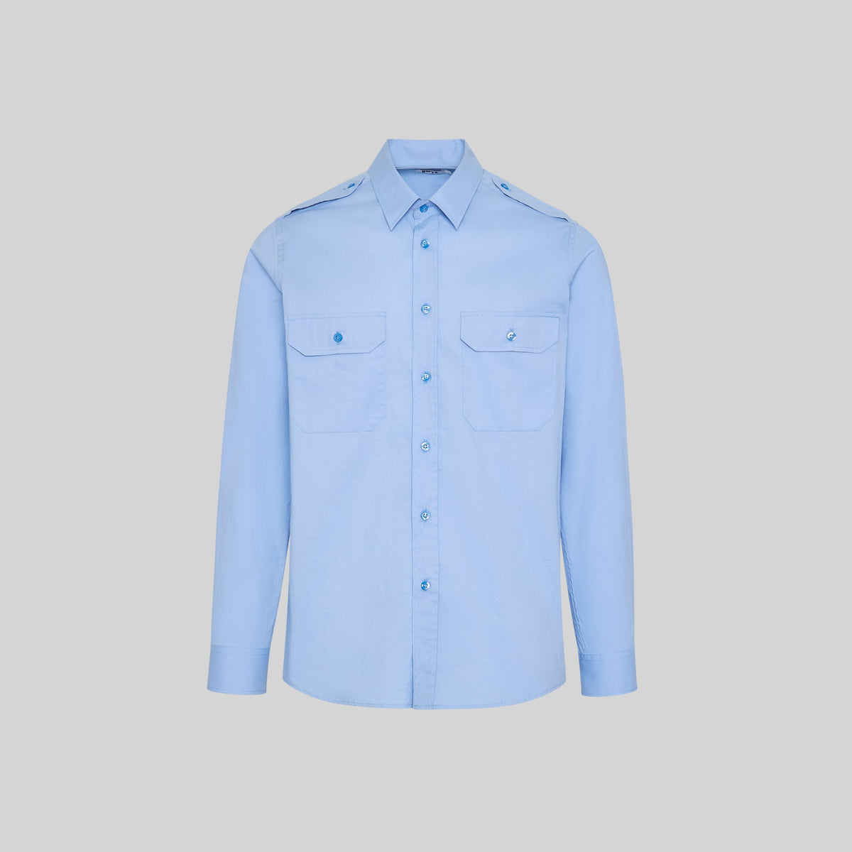 CAMISA UNISEX CHARRETERAS M/L ELASTAN - Gary's
