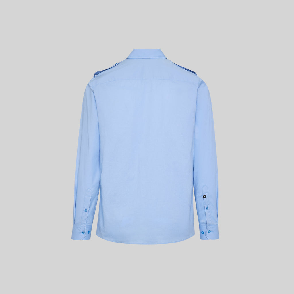 CAMISA UNISEX CHARRETERAS M/L ELASTAN - Gary's