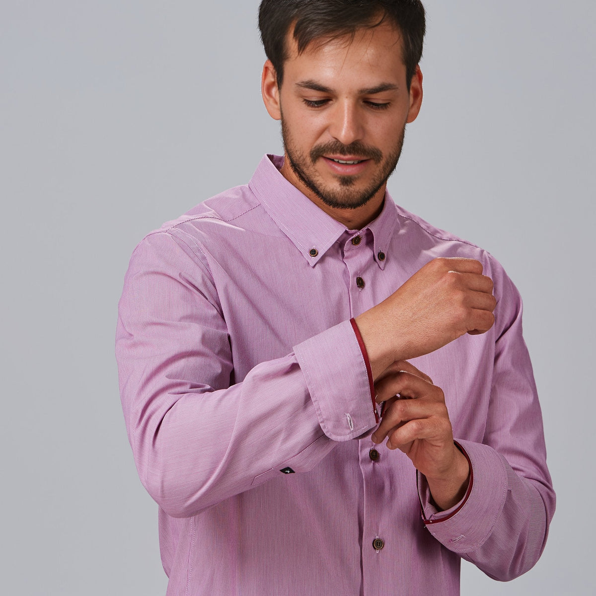 CAMISA HOMBRE SLIM FIT RAYA LEONARDO - Gary's