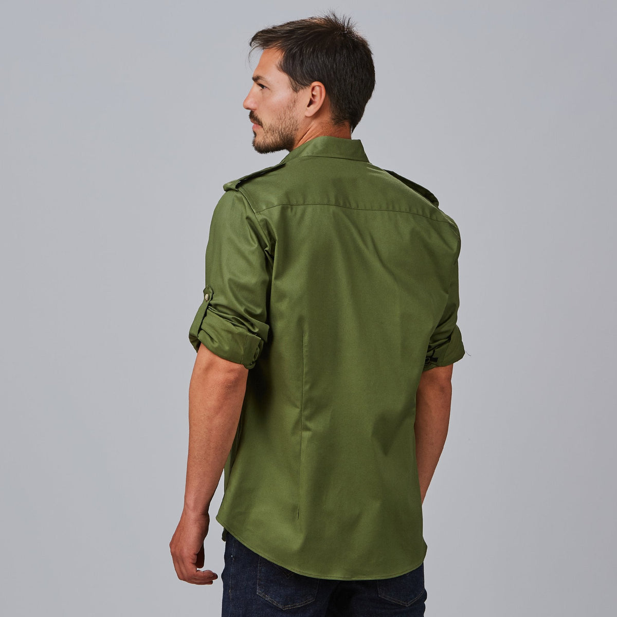 CAMISA UNISEX MANGA ROLL UP MICHELE - Gary's