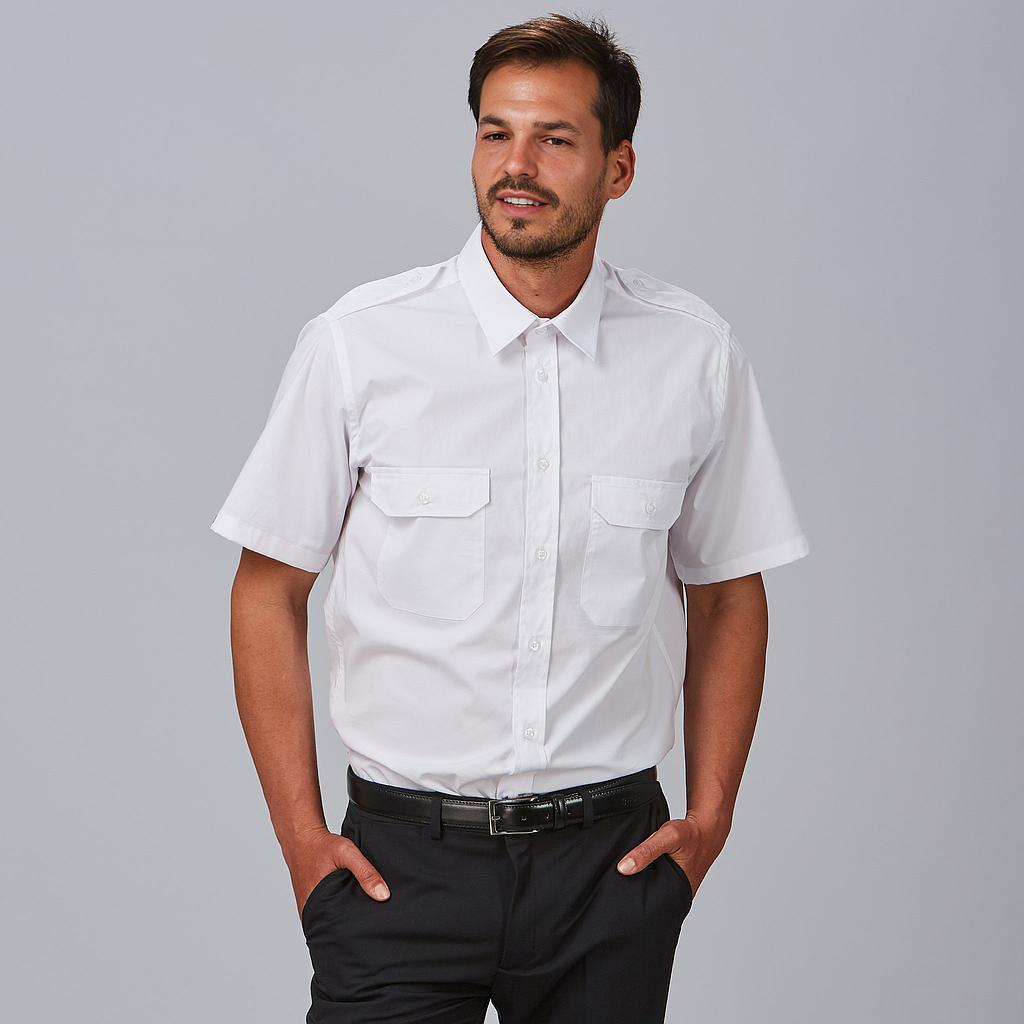 CAMISA UNISEX CHARRETERAS M/C ELASTAN - Gary's