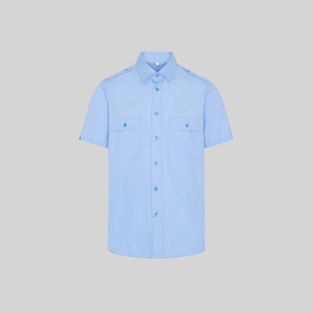 CAMISA UNISEX CHARRETERAS M/C ELASTAN - Gary's