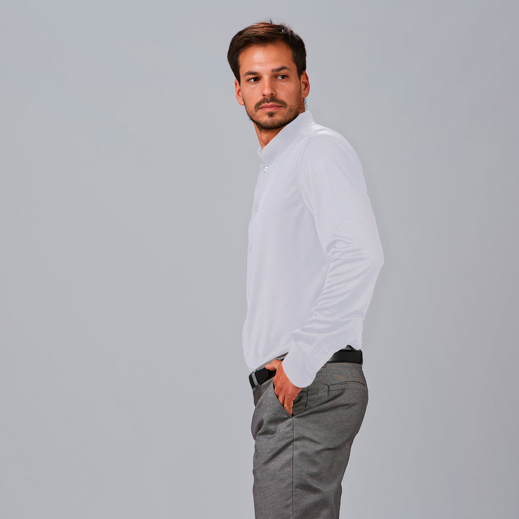 CAMISA HOMBRE C/MAO SLIM FIT INTERLOCK PIETRO - Gary's