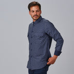CAMISA HOMBRE SLIM FIT CUADROS FAUSTO - Gary's