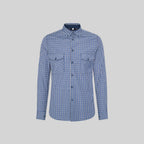 CAMISA HOMBRE SLIM FIT CUADROS FAUSTO - Gary's