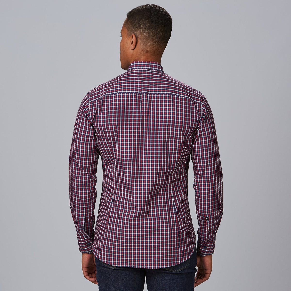 CAMISA HOMBRE SLIM FIT CUADROS FAUSTO - Gary's