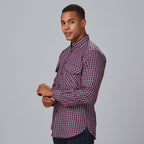 CAMISA HOMBRE SLIM FIT CUADROS FAUSTO - Gary's