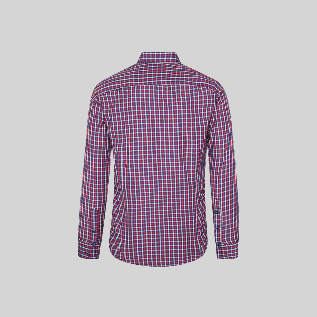 CAMISA HOMBRE SLIM FIT CUADROS FAUSTO - Gary's
