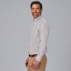 CAMISA HOMBRE RAYAS BICOLOR SLIM FIT ALESSANDRO - Gary's