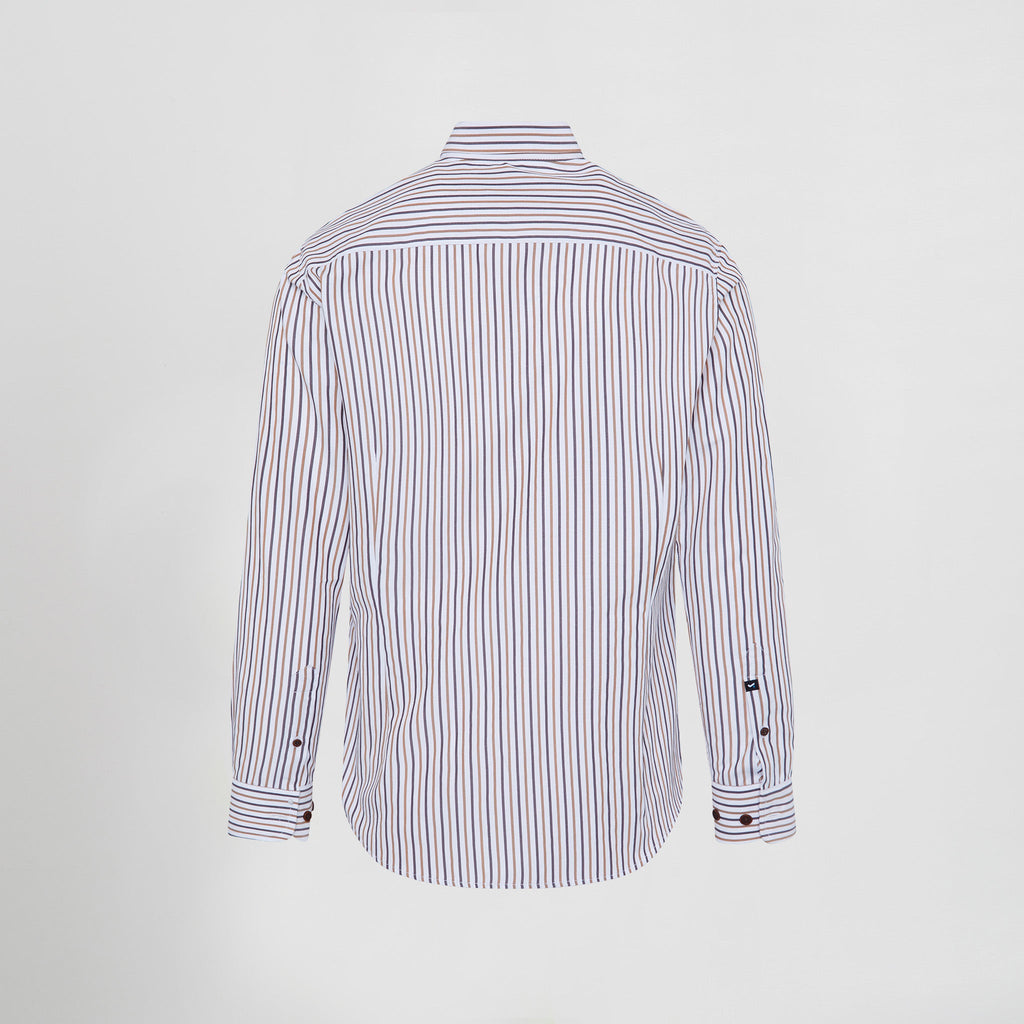 CAMISA HOMBRE RAYAS BICOLOR SLIM FIT ALESSANDRO - Gary's