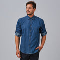 CAMISA HOMBRE TEJANO FINO LAVADO SLIM FIT MATTIA - Gary's
