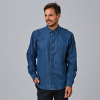 CAMISA HOMBRE TEJANO FINO LAVADO SLIM FIT MATTIA - Gary's