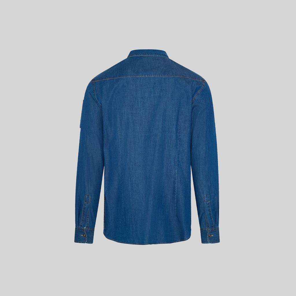 CAMISA HOMBRE TEJANO FINO LAVADO SLIM FIT MATTIA - Gary's