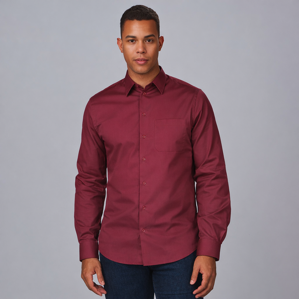 CAMISA HOMBRE 1 BOLSILLO M/LARGA - Gary's