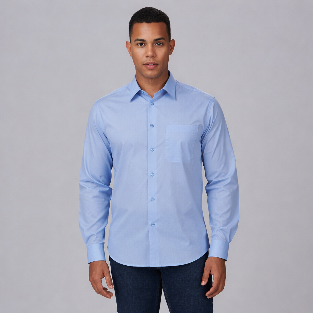 CAMISA HOMBRE 1 BOLSILLO M/LARGA - Gary's