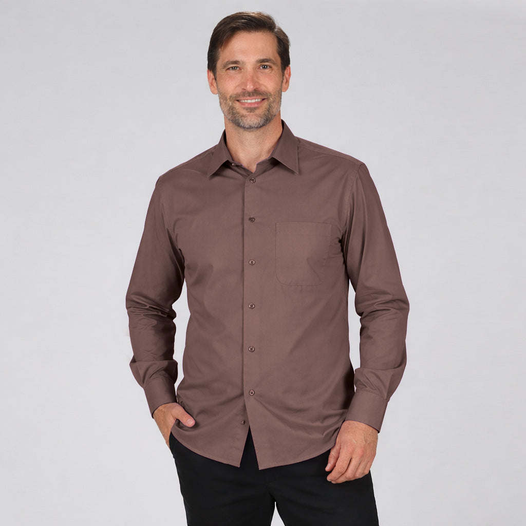 CAMISA HOMBRE 1 BOLSILLO M/LARGA - Gary's