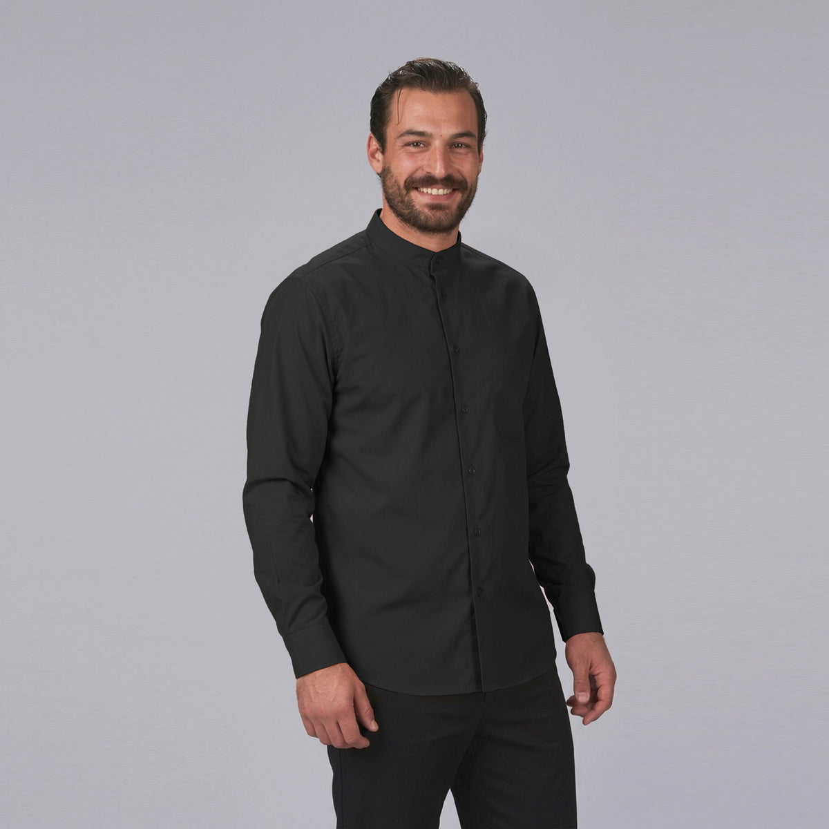 CAMISA HOMBRE CUELLO MAO M/LARGA - Gary's