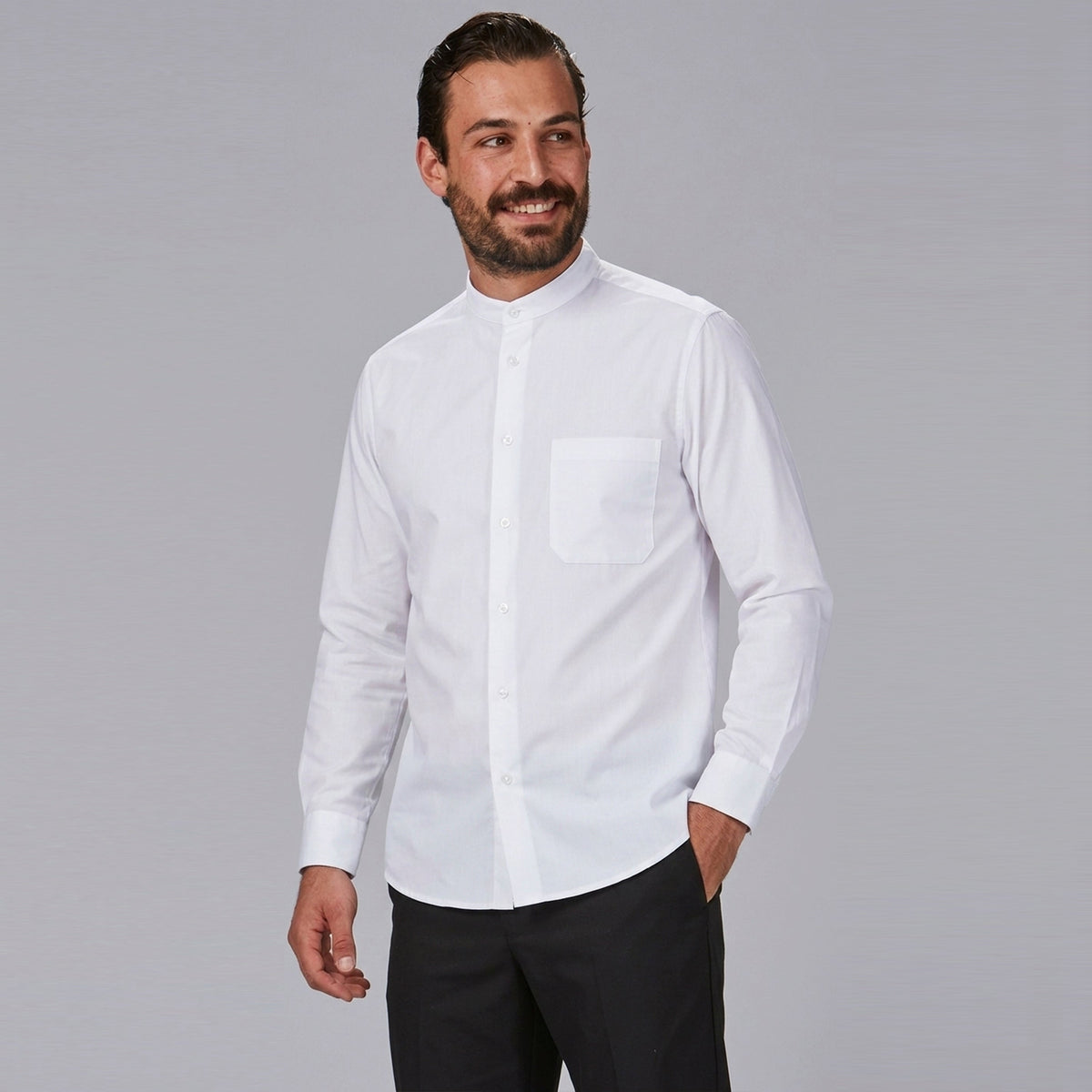 CAMISA HOMBRE CUELLO MAO M/LARGA - Gary's
