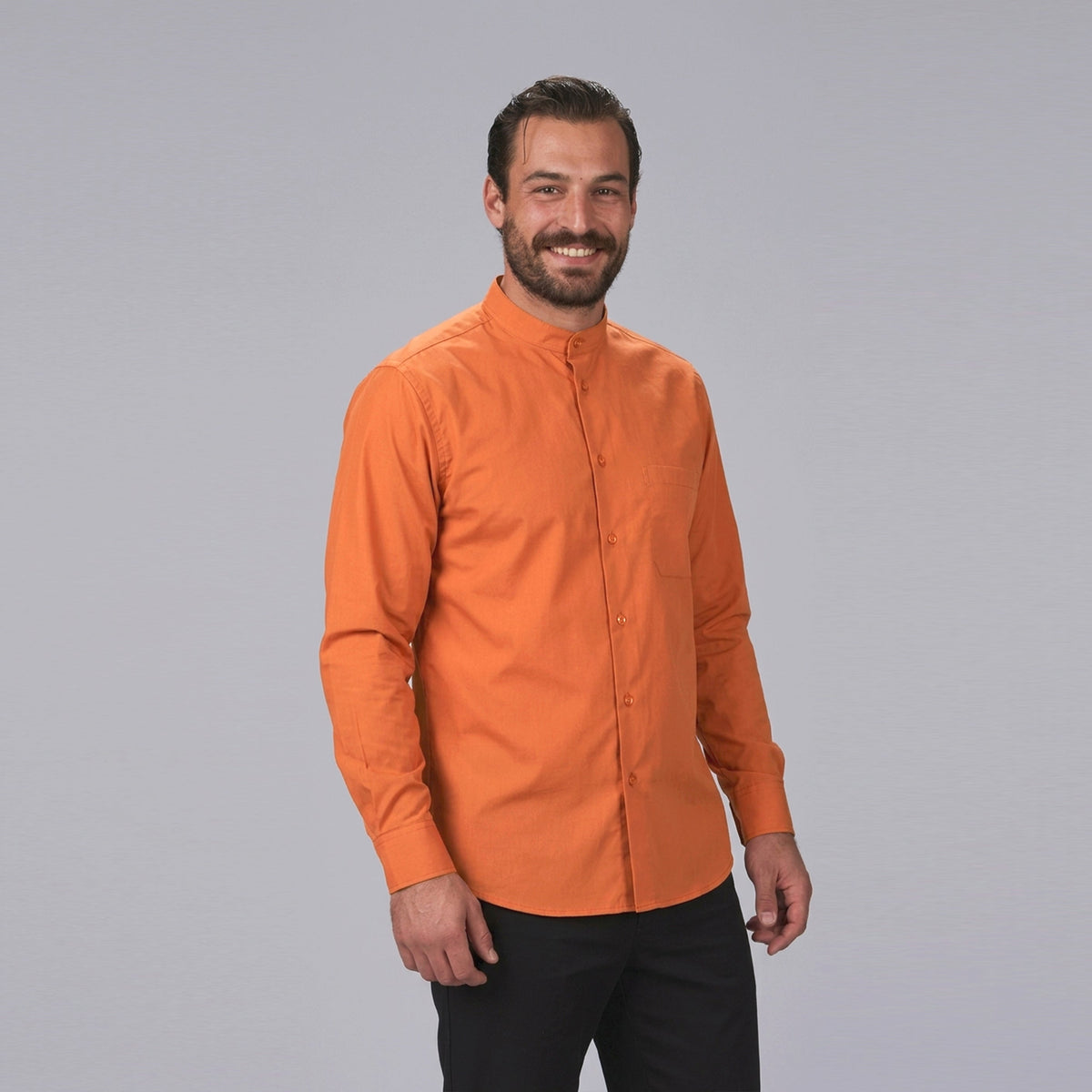 CAMISA HOMBRE CUELLO MAO M/LARGA - Gary's