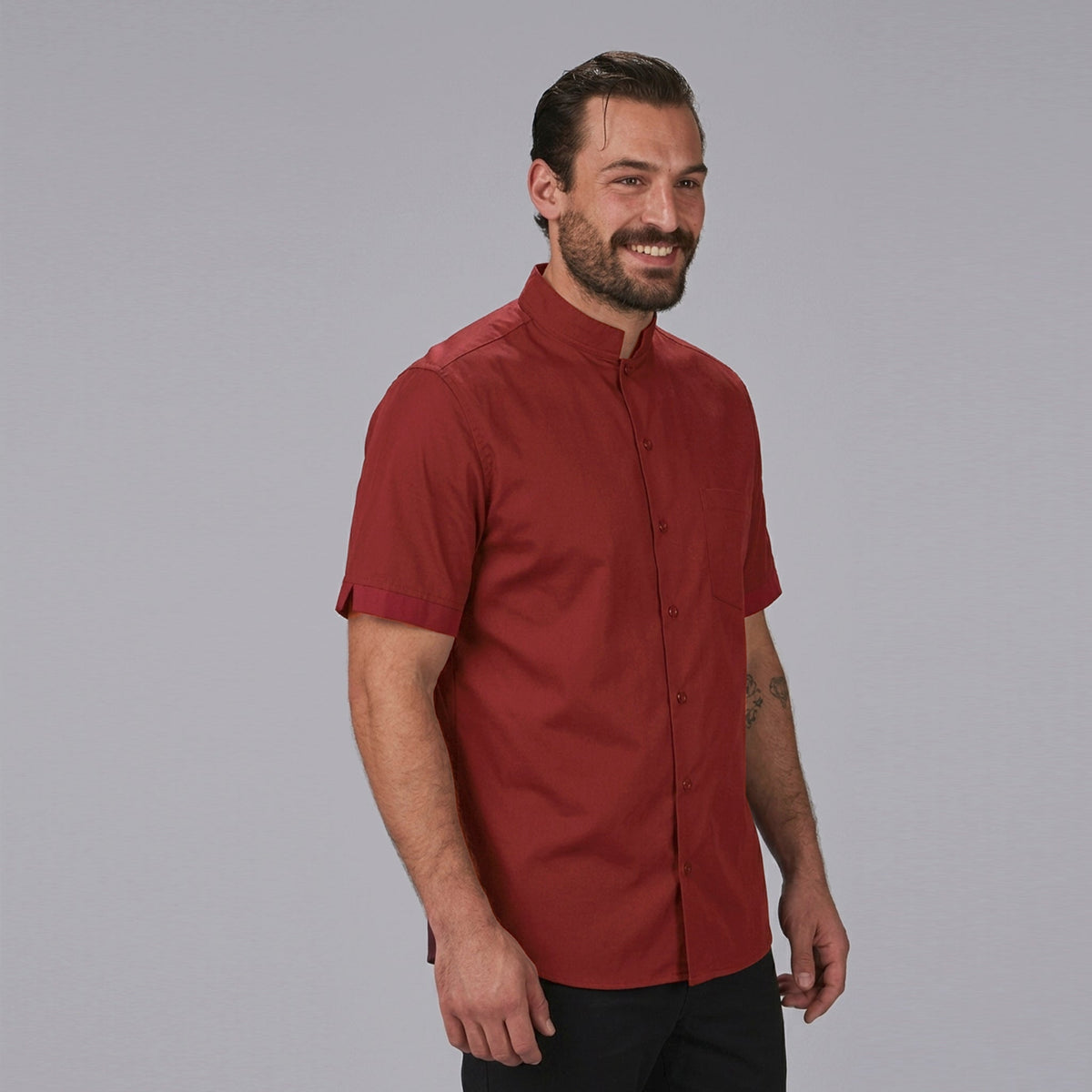 CAMISA HOMBRE CUELLO MAO M/CORTA - Gary's