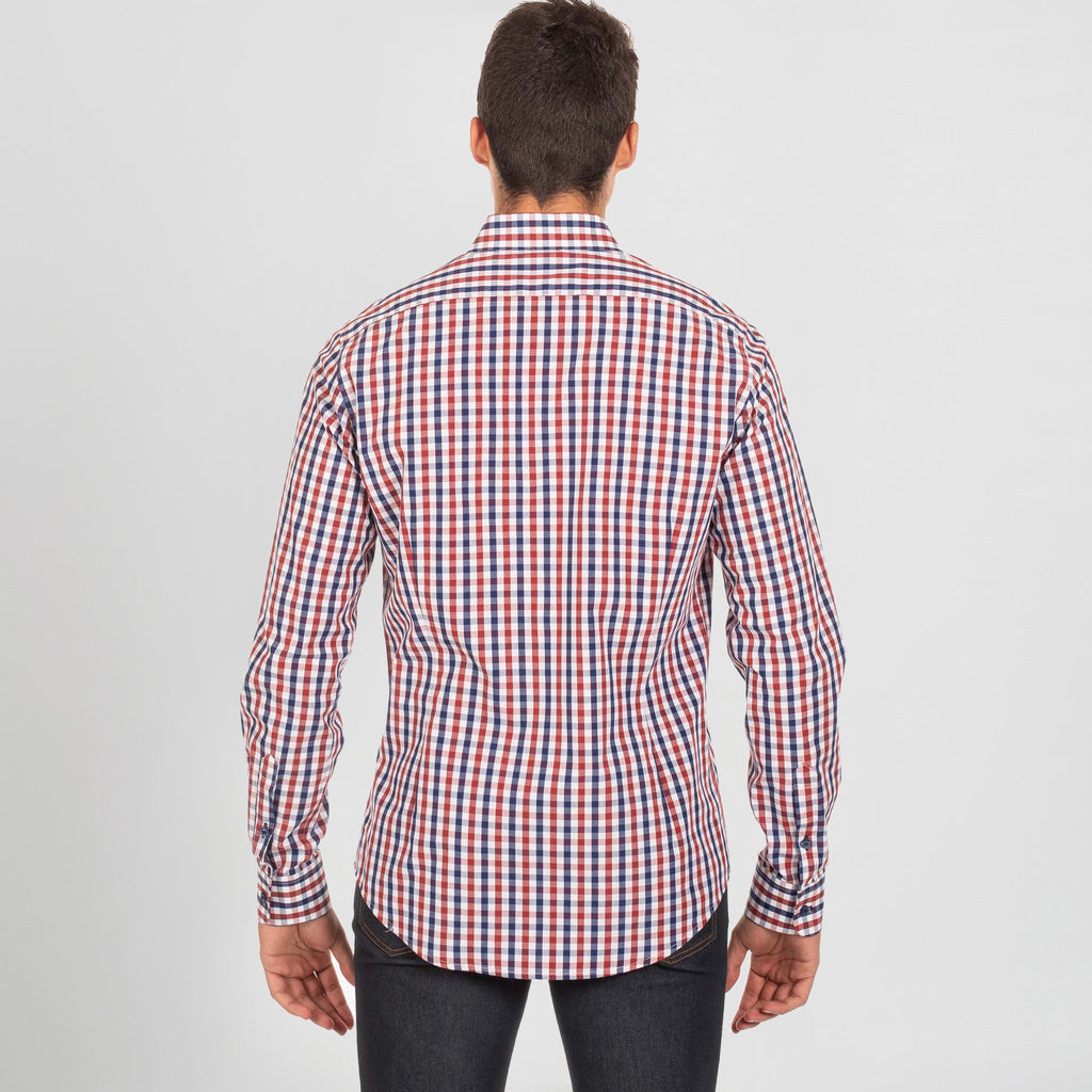 CAMISA HOMBRE VICENZO SLIM FIT VICHY - Gary's