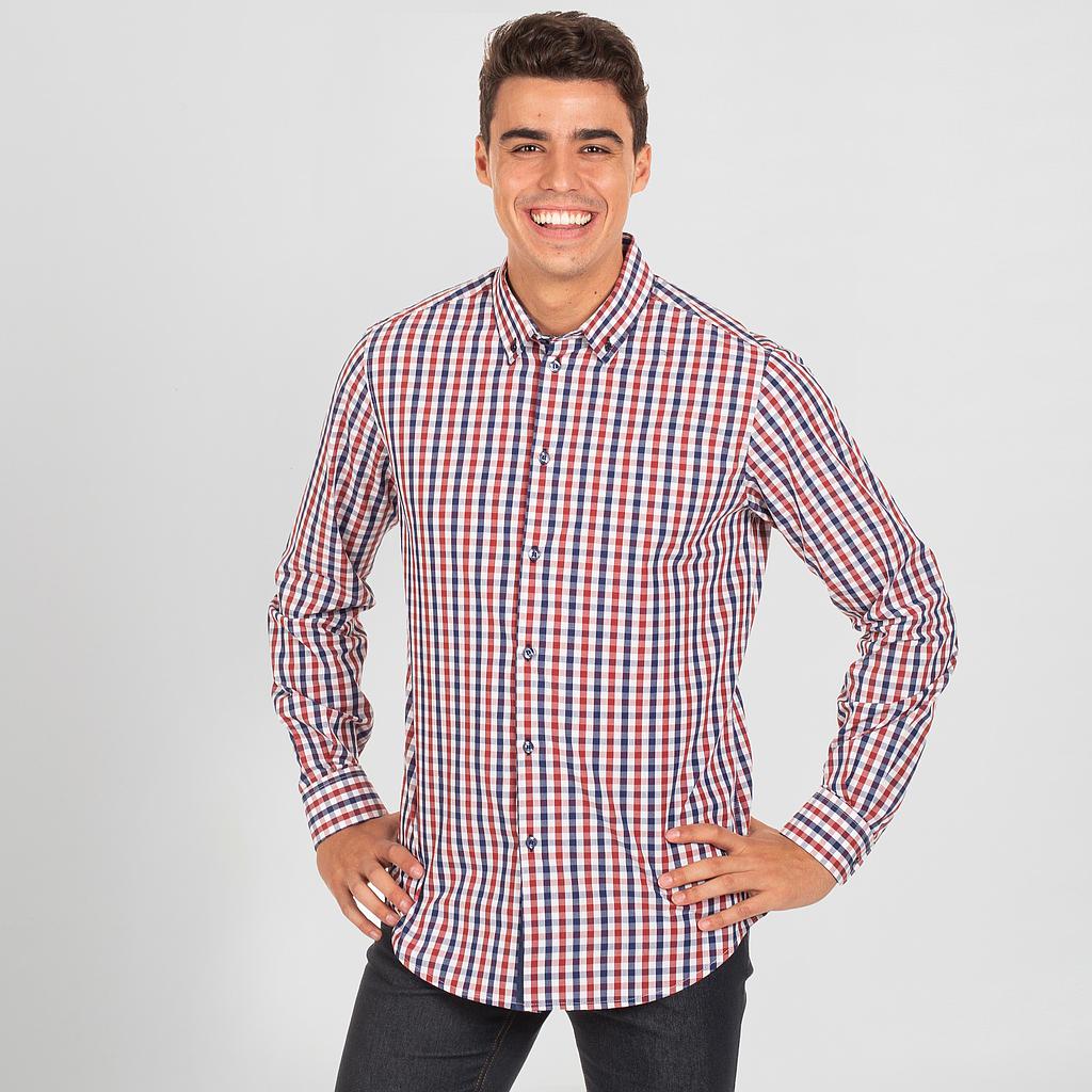 CAMISA HOMBRE VICENZO SLIM FIT VICHY - Gary's