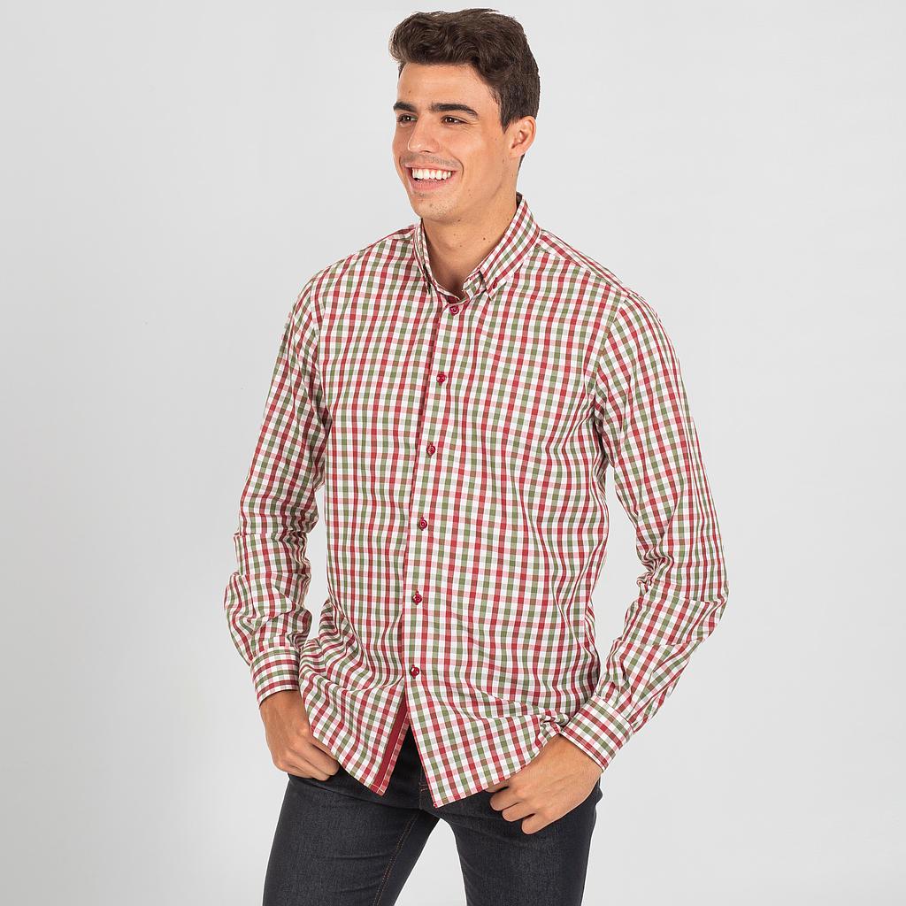 CAMISA HOMBRE VICENZO SLIM FIT VICHY - Gary's