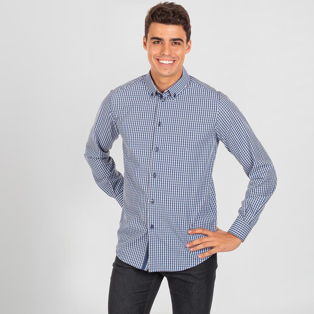 CAMISA HOMBRE VICENZO SLIM FIT VICHY - Gary's