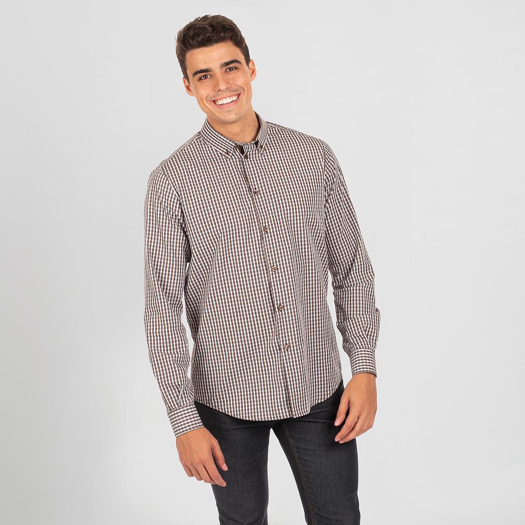 CAMISA HOMBRE VICENZO SLIM FIT VICHY - Gary's