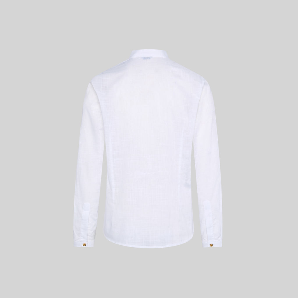 CAMISA HOMBRE DANTE SLIM FIT FALSO LINO - Gary's