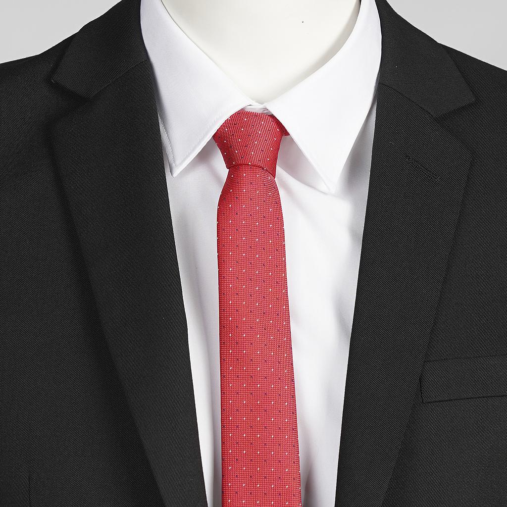 CORBATA SIN NUDO DE PALA ESTRECHA PUNTOS - Gary's