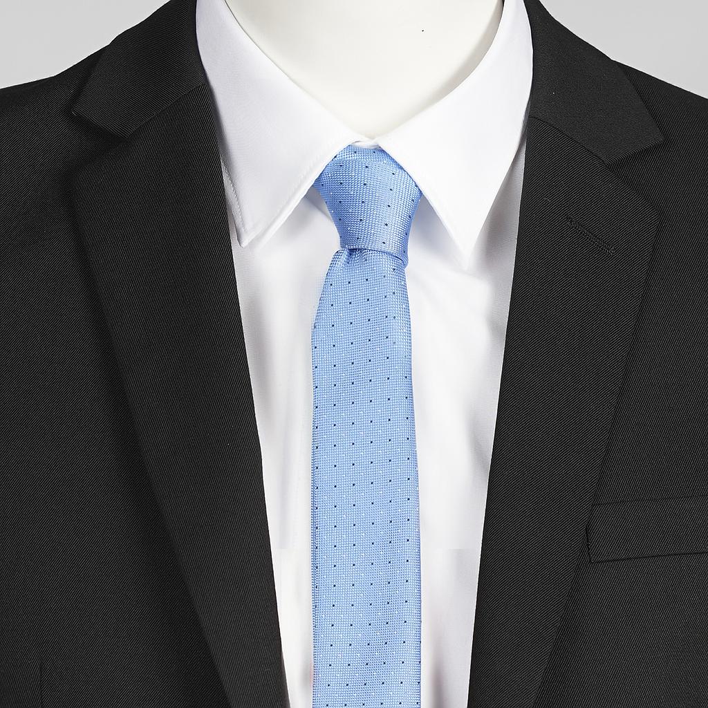 CORBATA SIN NUDO DE PALA ESTRECHA PUNTOS - Gary's