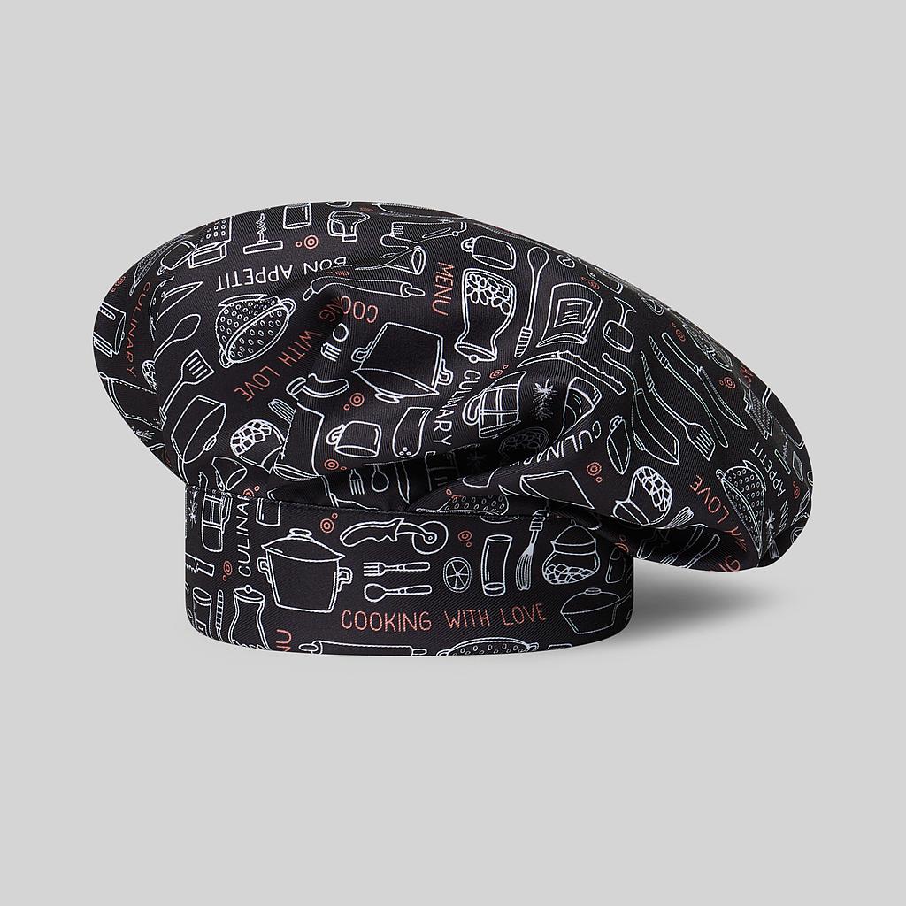 GORRO GRAN CHEF VELCRO ESTAMPADO - Gary's
