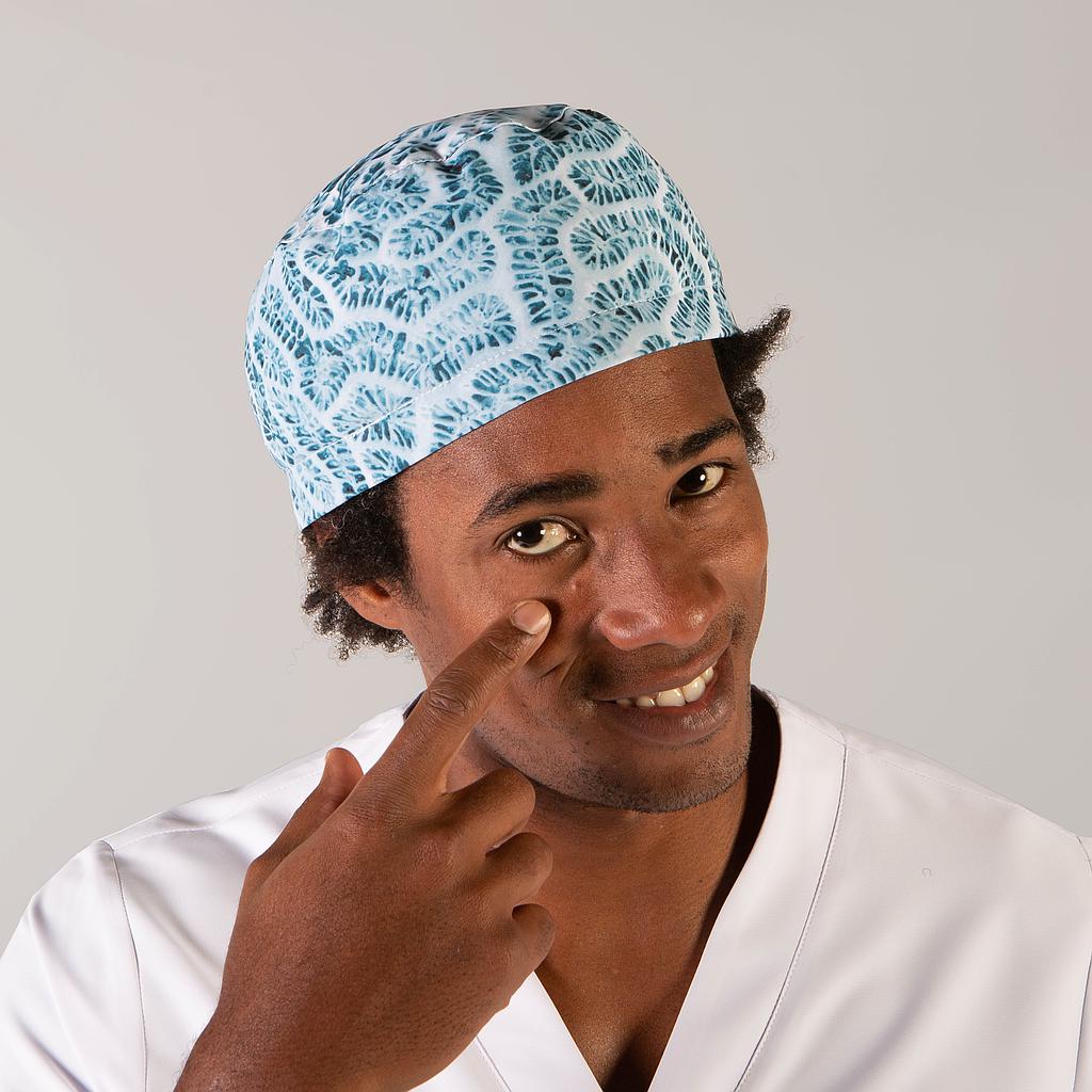 GORRO CIRUJANO TIRAS TEJIDO RECICLADO - Gary's