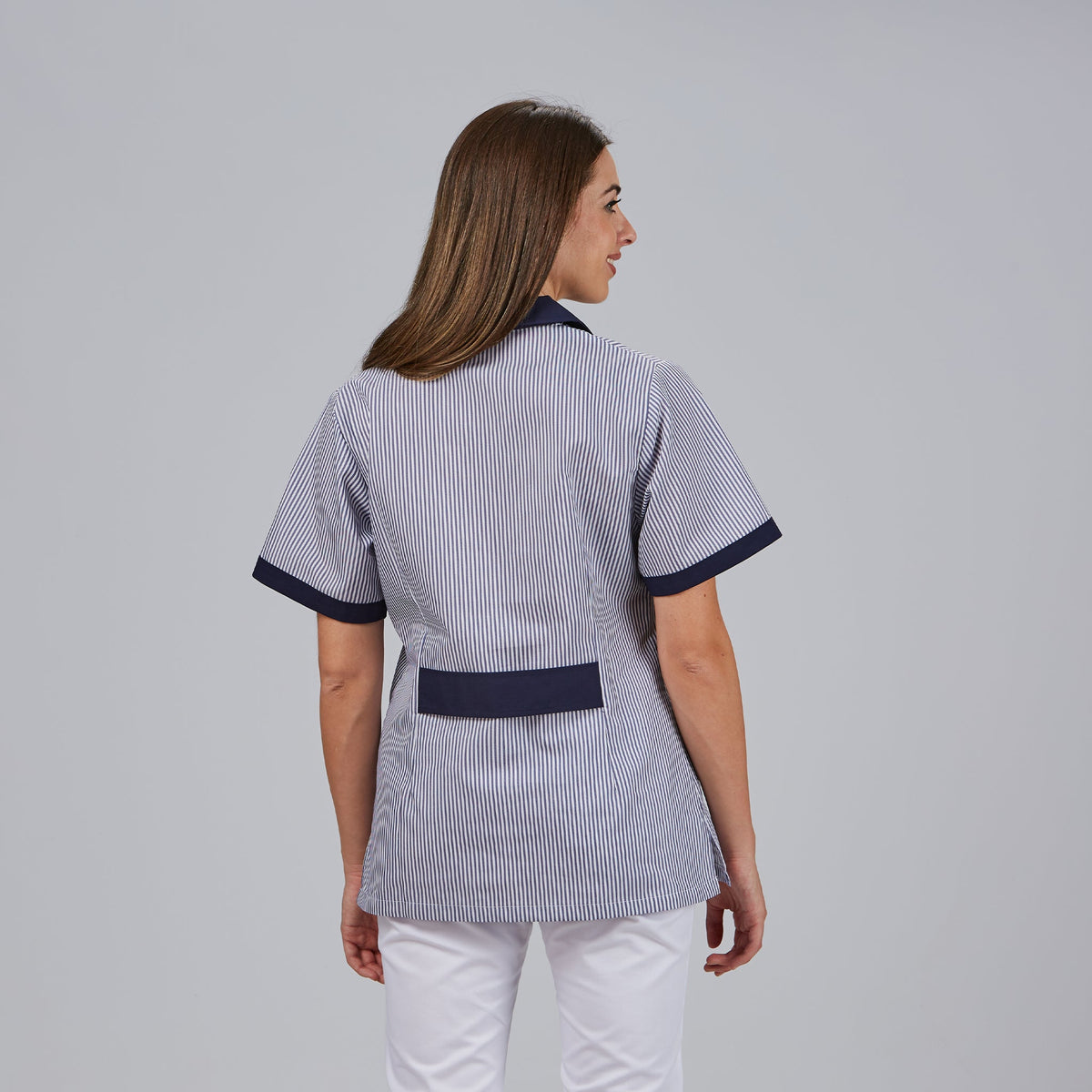 BATA MUJER CORTA VICHY M/C COMBINADA - Gary's