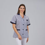 BATA MUJER CORTA VICHY M/C COMBINADA - Gary's