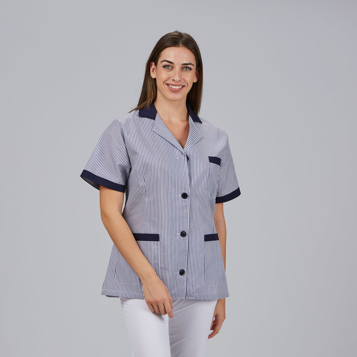 BATA MUJER CORTA VICHY M/C COMBINADA - Gary's