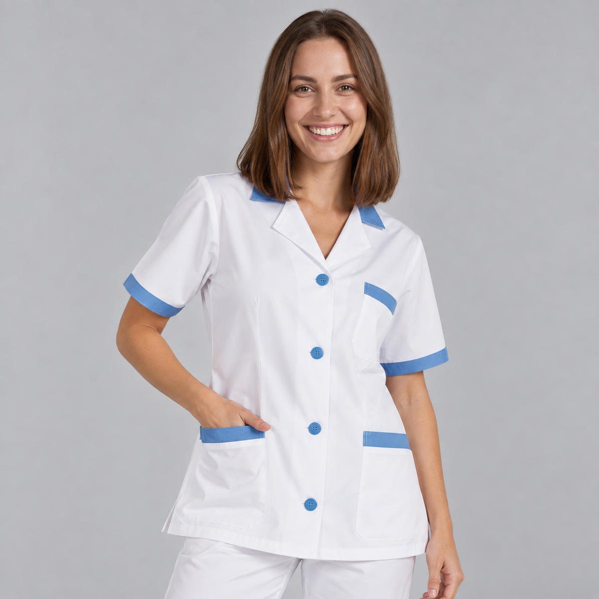BATA MUJER CORTA SARGA M/C COMBINADA