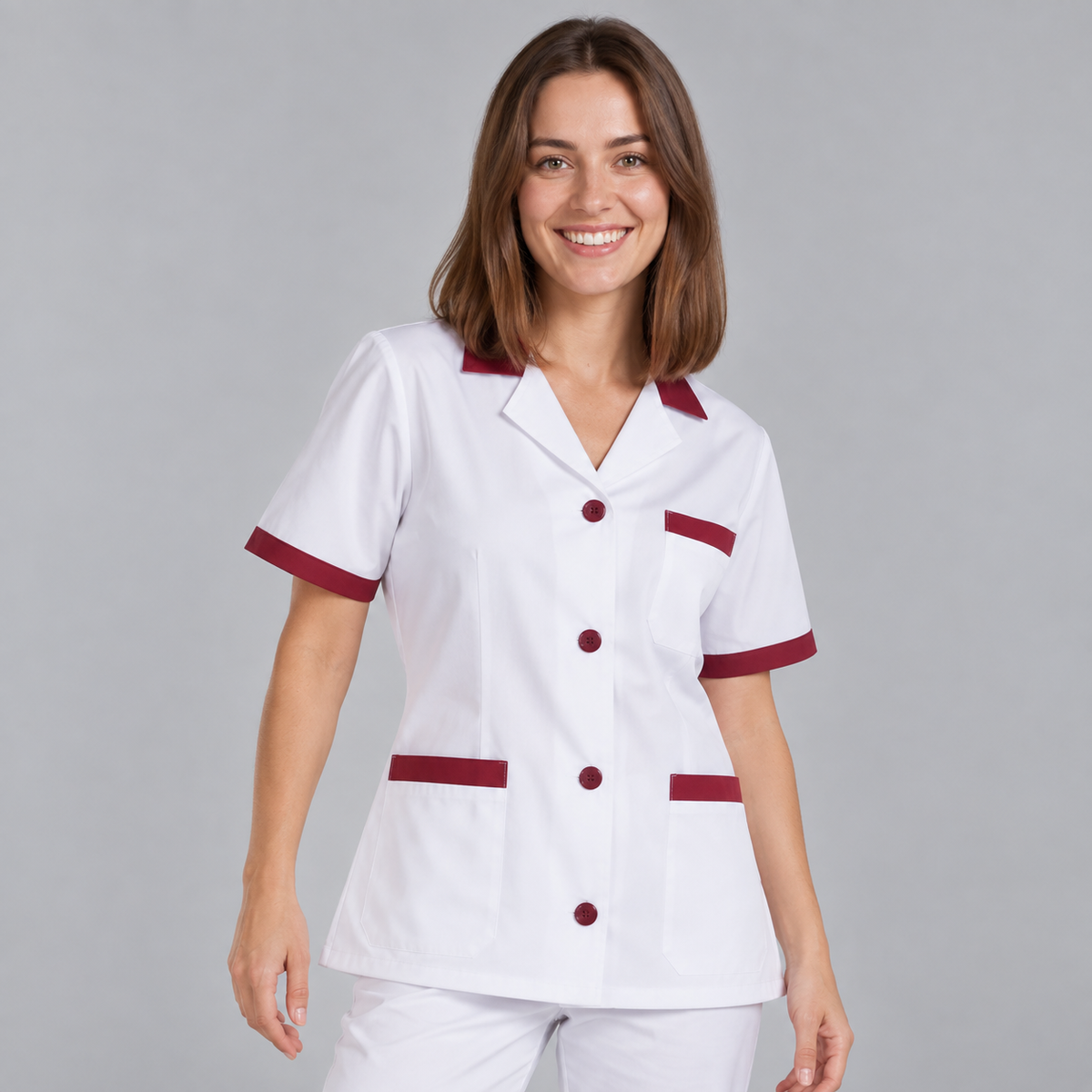 BATA MUJER CORTA SARGA M/C COMBINADA