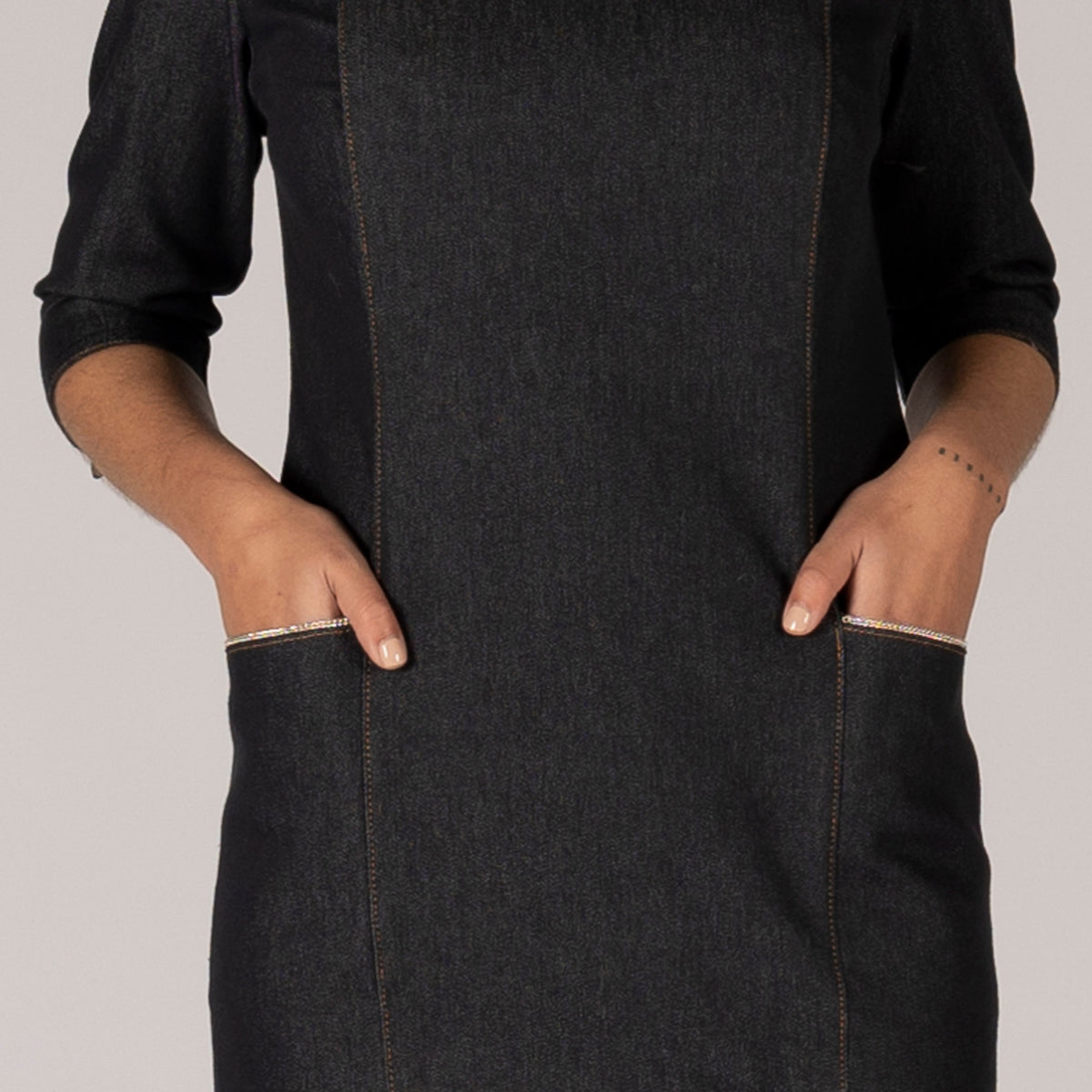 VESTIDO CREMALLERA METALICA TRENDER - Gary's