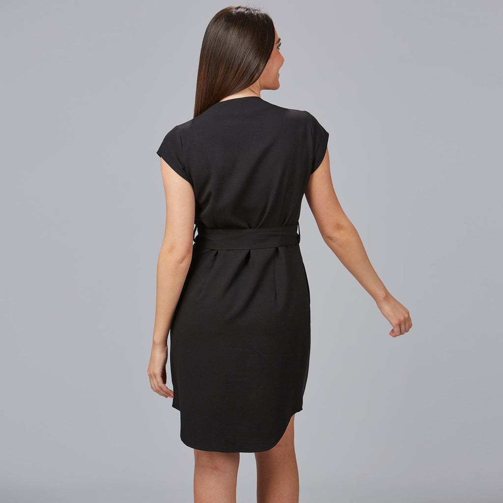 VESTIDO BOTON FORRADO VIVAZ X.LINEN - Gary's