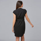 VESTIDO BOTON FORRADO VIVAZ X.LINEN - Gary's
